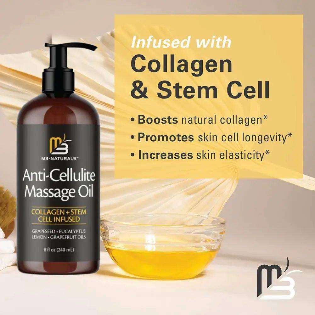 Anti-Cellulite Massage Oil 240ml || Deeply Nourishing Improves