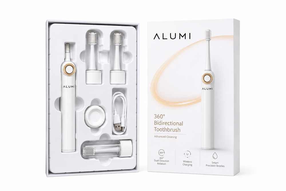 Alumi™ 3-in-1 Oral Care toothbrush